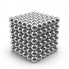Конструктор-головоломка TOPA Neocube 216 шариков в металлической коробочке Silver