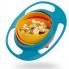 Детская тарелка-неваляшка Universal Gyro Bowl Голубой с оранжевым