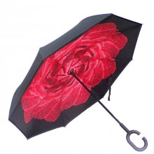 Зонт обратного сложения Vip-brella Азалия Красная роса