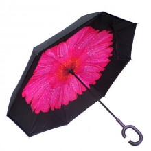 Зонт обратного сложения Vip-brella Георгин Розовый