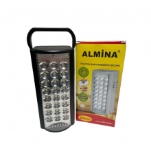 Аккумуляторный светодиодный фонарь Альмина Almina 24 Led Черный Аккумуляторный светодиодный фонарь Альмина Almina 24 Led Черный