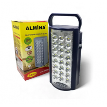 Аккумуляторный светодиодный фонарь Альмина Almina 24 Led Синий Аккумуляторный светодиодный фонарь Альмина Almina 24 Led Синий