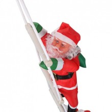 Декоративная фигура Дед Мороз TOPA 35 см на лестнице 