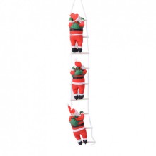 Декоративная фигура Три Деда Мороза TOPA 35 см на лестнице 
