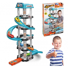 Детская гоночная трасса TOPA Игрушечный трек-парковка для детей Childrens Rail Car MH2003 62 детали Детская гоночная трасса TOPA Игрушечный трек-парковка для детей Childrens Rail Car MH2003 62 детали