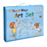Детский творческий набор для рисования TOPA 208 предметов в удобном кейсе с ручкой + Мольберт Синий