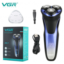 Электробритва VGR V-306 аккумуляторная мужская для влажного и сухого бритья Электробритва VGR V-306 аккумуляторная мужская для влажного и сухого бритья