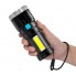 Фонарь аккумуляторный ручной TOPA L-S03 4 LED с зарядкой от USB + боковым светом COB 