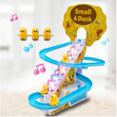 Интерактивная музыкальная игрушка горка трек с утками TOPA Small Duck Веселые утки