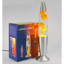 Лава лампа Lava Lampe TOPA 35 см Восковая Желтая