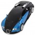 Машинка трансформер Bugatti Robot Car 1:18 с пультом Черно-синяя