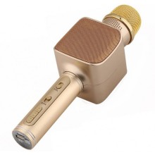 Беспроводной портативный Bluetooth микрофон для караоке Magic Karaoke TOPA YS-68 Розовый