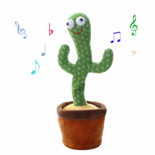Танцующий плюшевый кактус в горшке поющий 120 песен с подсветкой Dancing Cactus Танцующий плюшевый кактус в горшке поющий 120 песен с подсветкой Dancing Cactus