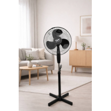 Вентилятор Напольный Alfarid Fan 3 скорости 18 дюймов Черный 220 В Вентилятор Напольный Alfarid Fan 3 скорости 18 дюймов Черный 220 В