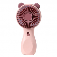 Вентилятор ручной акккумуляторный TOPA с Ушками Handheld Fan Розовый Вентилятор ручной акккумуляторный TOPA с Ушками Handheld Fan Розовый