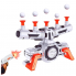 Воздушный тир Shooting X-Target пистолет с мягкими пулями и мишень с левитирующими шарами